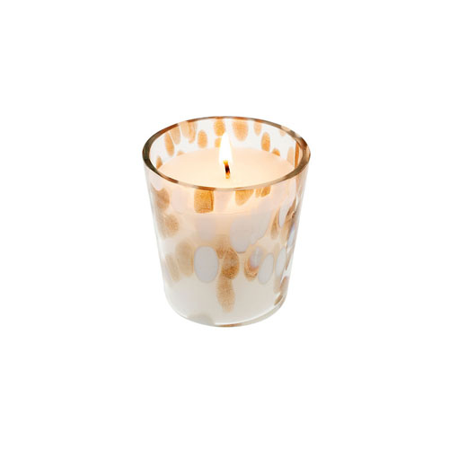 Confetti Glass Candle S - Amber Spruce